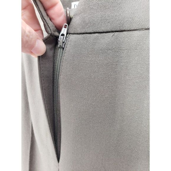 Pendleton Women's Wool Dress Pants Green Olive Size 10 High Rise Formal - Picture 6 of 7